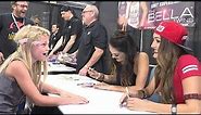 The Bella Twins meet their biggest little fan at Wizard World