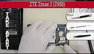 How to disassemble 📱 ZTE Zmax 2 (Z958) Take apart Tutorial
