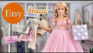 Barbie ETSY Shop Haul! Realistic Doll Clothes & Accessories Review