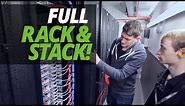 A DAY in the LIFE of the DATA CENTRE | FULL CUSTOMER "RACK & STACK" with ASH & JAMES!
