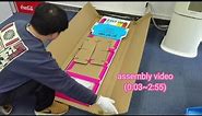 Easy Assemble Video! Custom Cardboard Corrugated Floor Display Stand! Contact Us: info@popdisplay.me