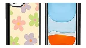 Flower Phone Case Compatible with iPhone 11 6.1 Inch - Shockproof Protective TPU Aluminum Cute Colorful Floral iPhone Case Designed for iPhone 11 Case for Men Girls Women Boys (Bloom)