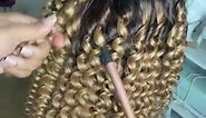 Your sign to get these curls! 😍 #curls #hairstyleideas #curlyhair #wig #blondehair #wiginstall #hairhacks #vid #callmetae | Call Me Tae & Dontae Muse Cosmetics