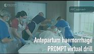 PROMPT Antepartum Haemorrhage virtual drill