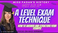 How to write A Level History essays | Structure | Argument | Introduction