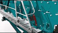 Animation - Powerscreen Chieftain 2100X mobile screen start-up sequence