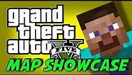TOP THREE GTA V MAPS AND BUILDS! |1.8 MINECRAFT MAP SHOWCASE
