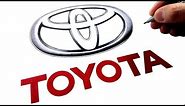 How to Draw the TOYOTA Logo