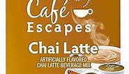 Cafe Escapes Chai Latte Keurig Single-Serve K-Cup Pods, 96 Count (4 Packs of 24)