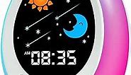 I·CODE Meteor Routine Helper Sleep Trainer, Kids Alarm Clock, Nursery Noise Machine & Night Light with Nap Timer for Younger Children
