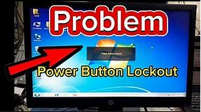 HP Monitor Power Button Lockout- How To Unlock in Just 40 Seconds!