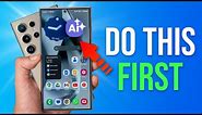 Galaxy S24 - First Things To Do! ( Tips & Tricks )
