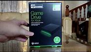 Seagate 4TB External Game Drive For Xbox Unboxing