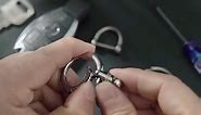 FEGVE Swivel Titanium Key Ring