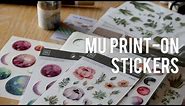 How to Use MU Craft Print-on Stickers