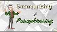 ESL Writing - Summarizing and Paraphrasing