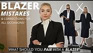 DOS & DON'TS OF BLAZERS | WHAT YOU SHOULD PAIR YOUR BLAZERS WITH FOR DIFFERENT OCCASIONS & WHY