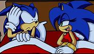 SONICA & SONIC SLEEP TOGETHER! - [Sonic Comic Dub]