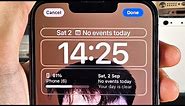 How To Add Widgets to Lock Screen iOS 17 (iPhone or iPad)