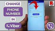 How to Change / Replace Phone Number in Viber