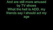 Blink 182 Whats my age again (lyrics)