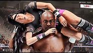 WWE 2k19: Shelton Benjamin vs. AJ Lee, intergender match +backbreaker