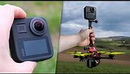 GoPro MAX + DROHNE = Überragende Aufnahmen? Test // Footage // Renndrohne // Review // 360 Kamera