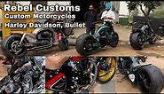 Custom Motorcycles | Air Suspension | Wide Tyre | Harley Davidson | Bullet,Many More Things | Punjab