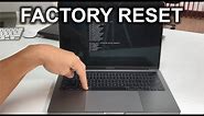 How to Restore Reset a Macbook Pro A1706 to Factory Settings ║OS X High Sierra