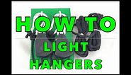 How To Hang Light Reflector Using Rope Ratchet Hangers