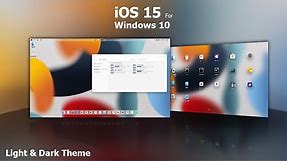 iOS 15 Theme For Windows 10 || Make Windows 10 Look Like iOS 15 (2021)