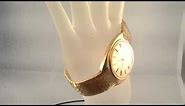 Clean Vintage OMEGA Constellation Automatic 18k Gold Swiss Watch