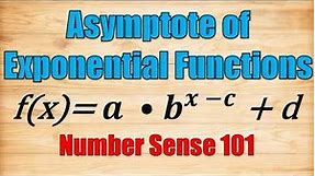 Asymptote of Exponential Functions