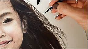 How to Draw Realistic Portraits with WATERCOLOR PENCILS - Step-by-Step Tutorial