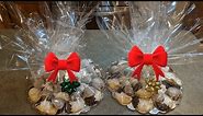 How to wrap a gift cookies in Cellophane Giftwrap