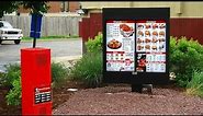 Outdoor Digital Menu Board Installation, KFC in Louisville, KY, Viewstation QSR, ITSENCLOSURES