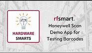 How to Test Barcodes with the Honeywell Scan Demo App
