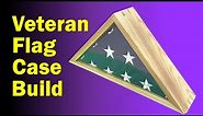 How to build a Memorial Flag display case
