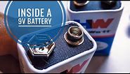 What's inside a 9V battery? | Zinc-Carbon Battery Construction