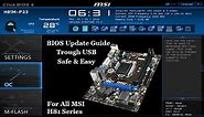 MSI H81 Bios Update Trough USB Complete Guide 2022