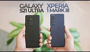 Galaxy S21 Ultra vs Xperia 1 III Camera Test! | VERSUS