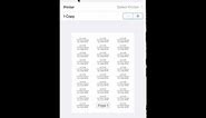 Create and print labels using Mailing Label Designer for iPhone