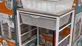 🙌🏻 Mesh 4-Drawer Rolling Cart at Costco! It comes with 4 easy-glide mesh drawers with tons of space! 👏🏼 The casters are 360° with two that lock. It has a steel frame and drawers…it’s definitely high quality! ($49.99) #costco #drawers #orgnization
