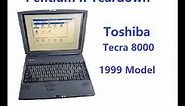 P-II laptop teardown | Tecra 8000 | Pentium II | Toshiba