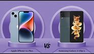 Apple iPhone 14 Plus Vs Samsung Galaxy Z Flip 3 - Full Comparison [Full Specifications]