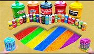 Satisfying Video l How To Make Glitter Lips Rainbow with Orbeez, Mentos vs Big Coca Cola, Big Sodas