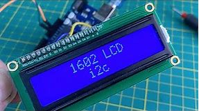 How to use a 1602 i2c Serial LCD Display with Arduino
