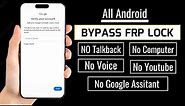 How To Bypass Google Frp Lock On Any Android 2024 | Without Computer | 100% Teseted Solution