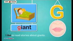 Learn to Read | Consonant Letter Sound Soft /g/ - *Phonics for Kids* - Science of Reading