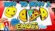 How To Draw An Emoji Folding Surprise With Food Inside